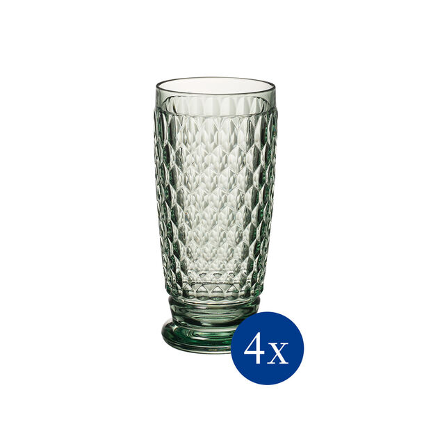 Boston Colored - Highball - Green (Set of 4)