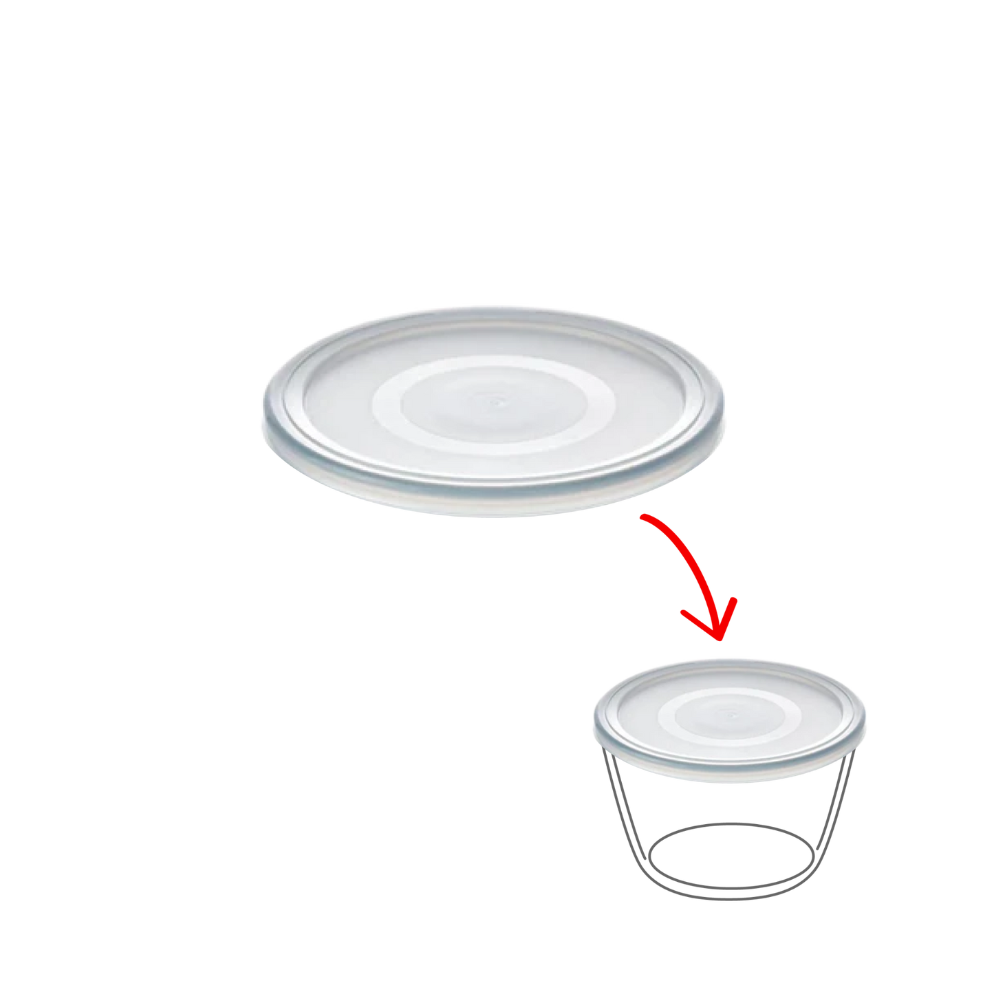 Cook Freeze - Round replacement lid