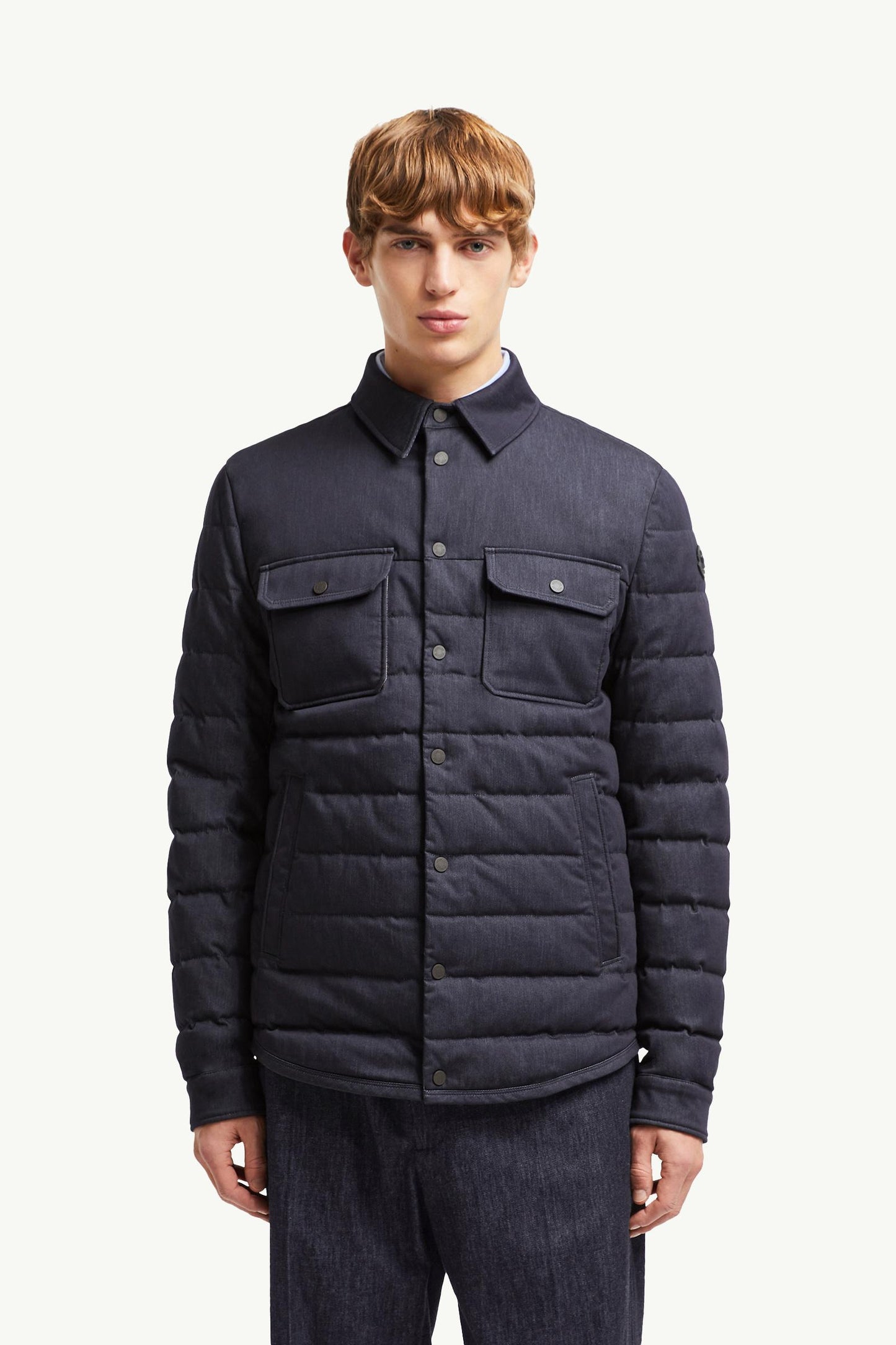 Mirmandix Chambray Down Shirt Jacket