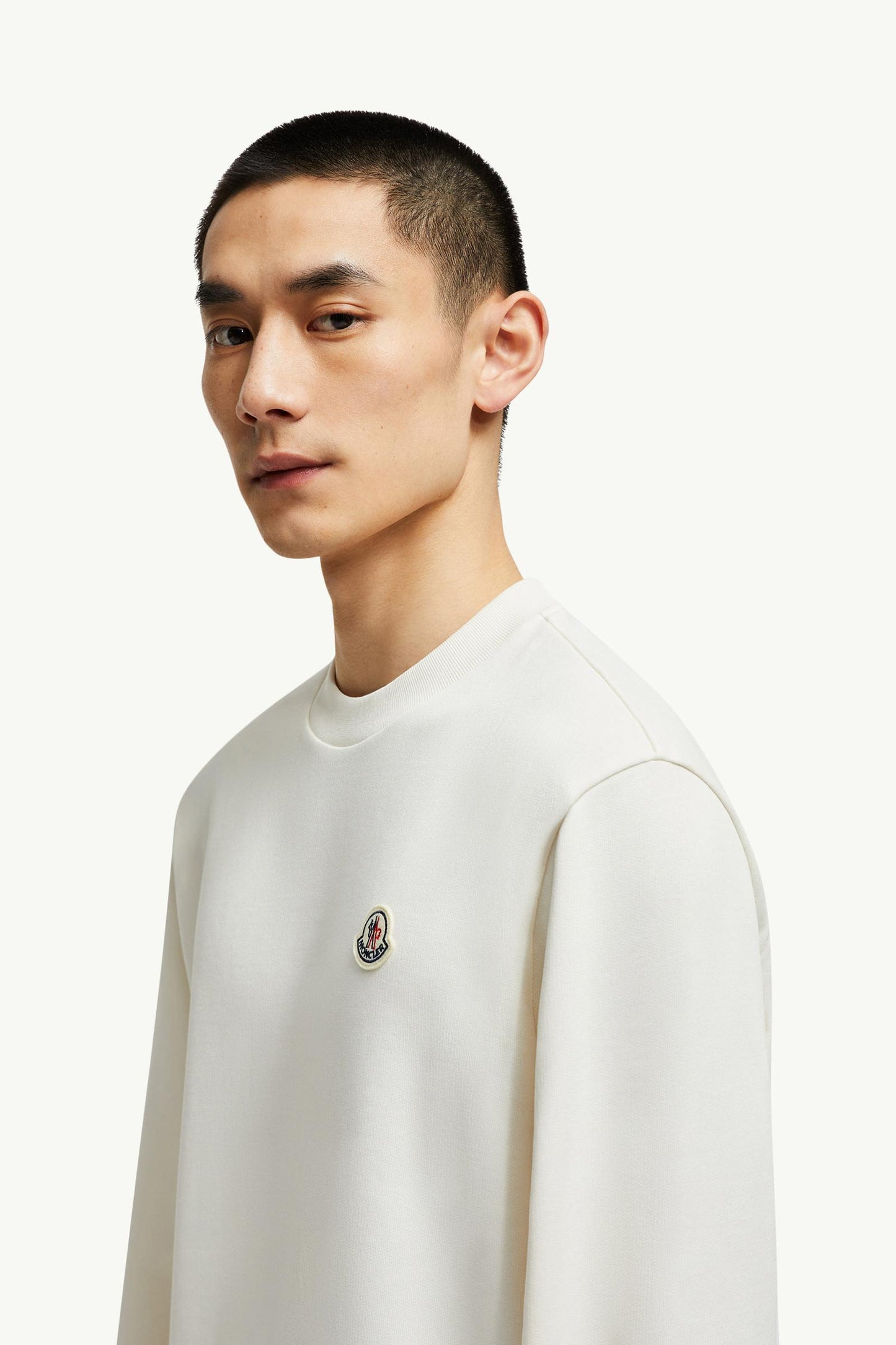 Logo Patch Cotton Sweatshirt