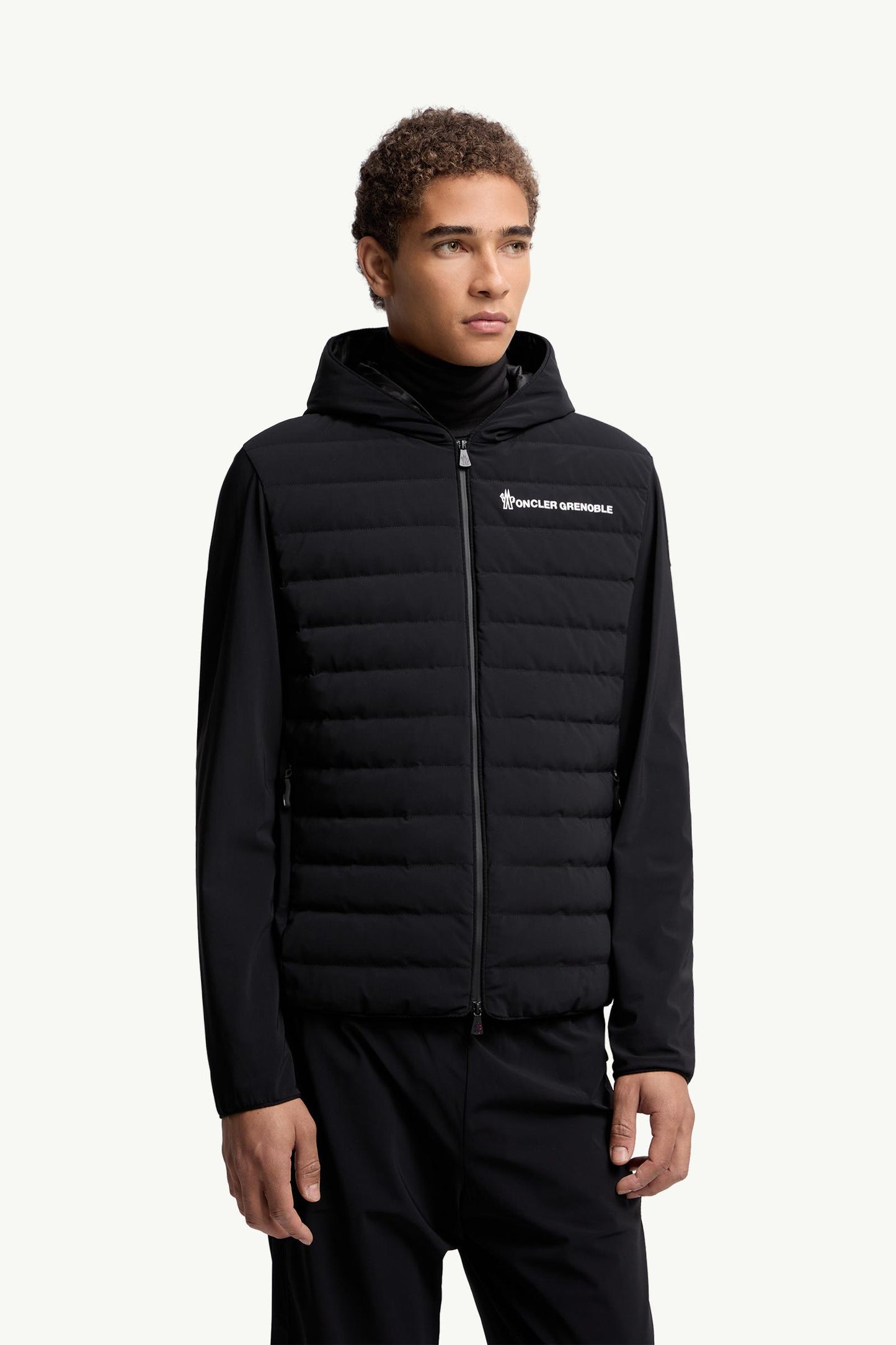 Padded Zip-Up Sweatshirt