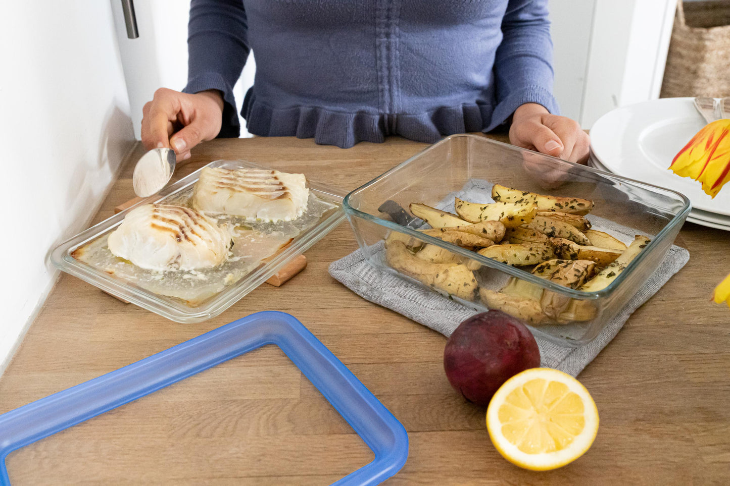 Zero Plastic - 100% glass rectangular storage box
